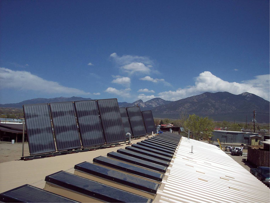 Solar Panels atop Valverde Energy HQ
