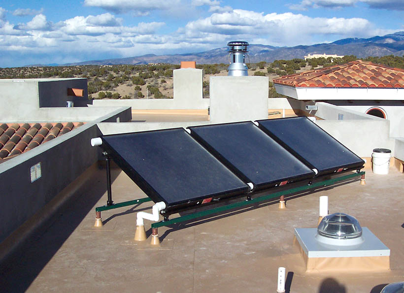Solar Hot Water System Installation in Santa Fe